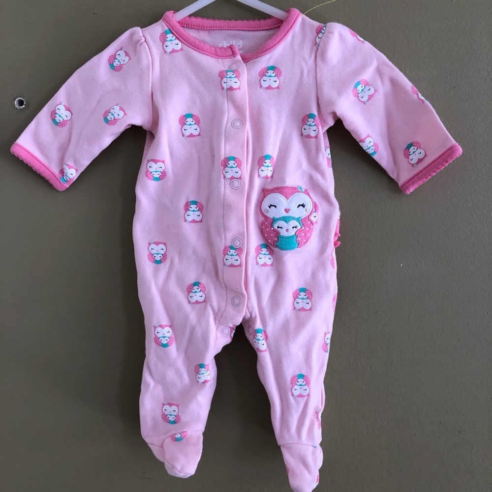Carters owl sleeper newborn girl